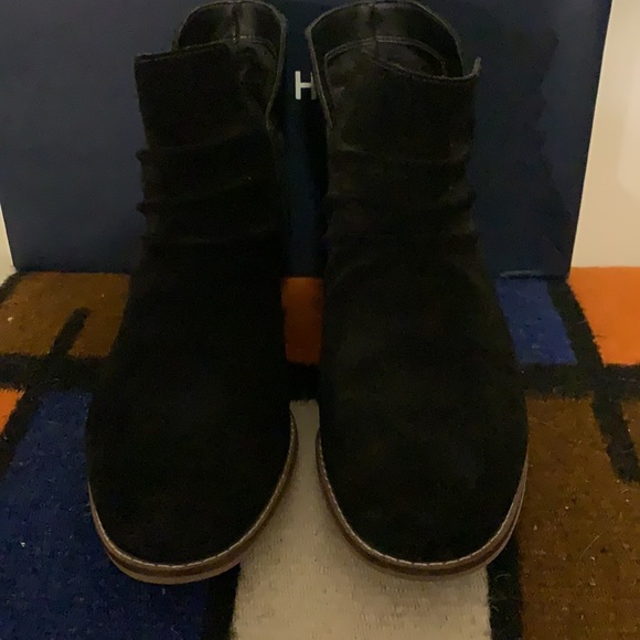 Cole Haan Alayna slouch black suede bootie. - Picture 3 of 6